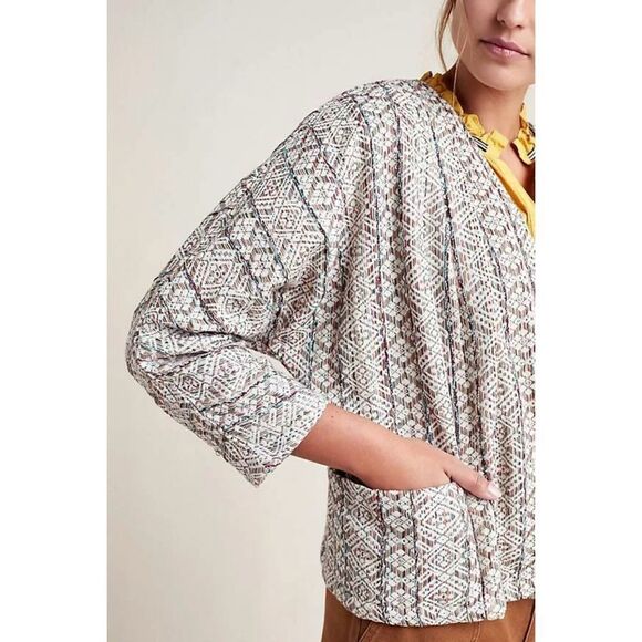 Anthropologie dRA Los Angeles Patio Textured Artist Jacket Women's Medium - Picture 3 of 13